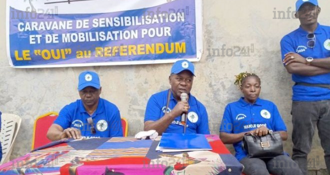 Désormais pro-CTRI, Féfé Onanga crache sur le PDG et prêche déjà le &laquo;&nbsp;oui&nbsp;&raquo; au referendum