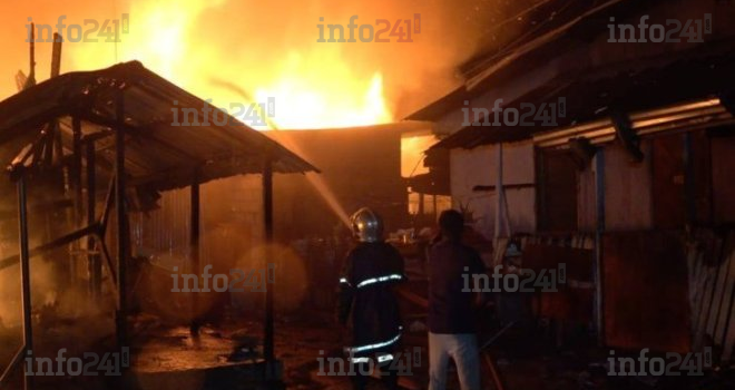 Incendie à Port-Gentil&nbsp;: sept maisons réduites en cendres à Café Rio