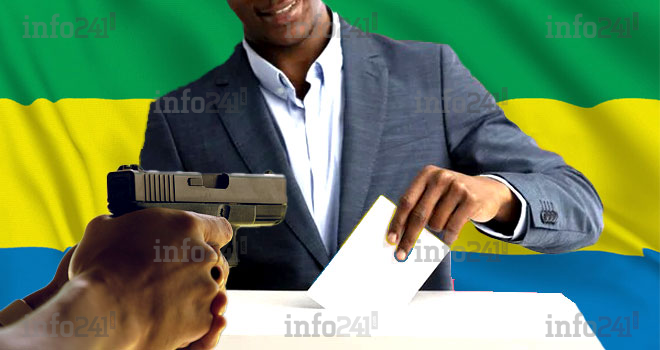 Présidentielle 2023&nbsp;: Un pistolet braqué sur le bulletin de vote des électeurs gabonais