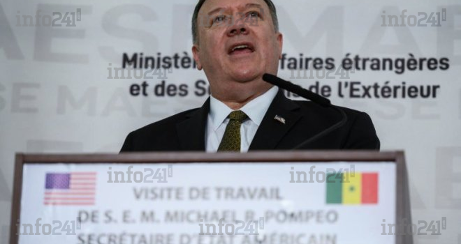 Le secrétaire d’Etat américain Mike Pompeo débute sa mini-tournée africaine par le Sénégal